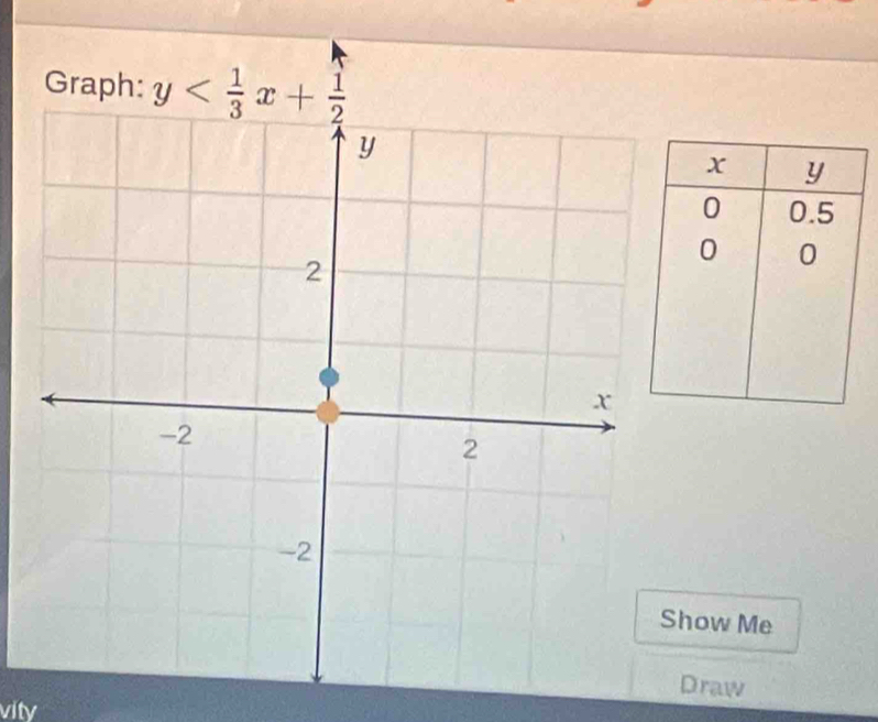 Graph: y
how Me 
Draw 
vity