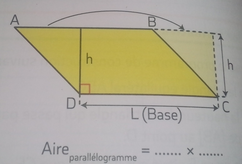 Aire 
_= 
parallélogramme 
_