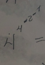 4^(4^-2^-1)=