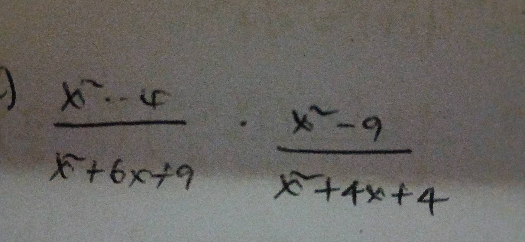  (x^2-4)/x^2+6x+9 ·  (x^2-9)/x^2+4x+4 