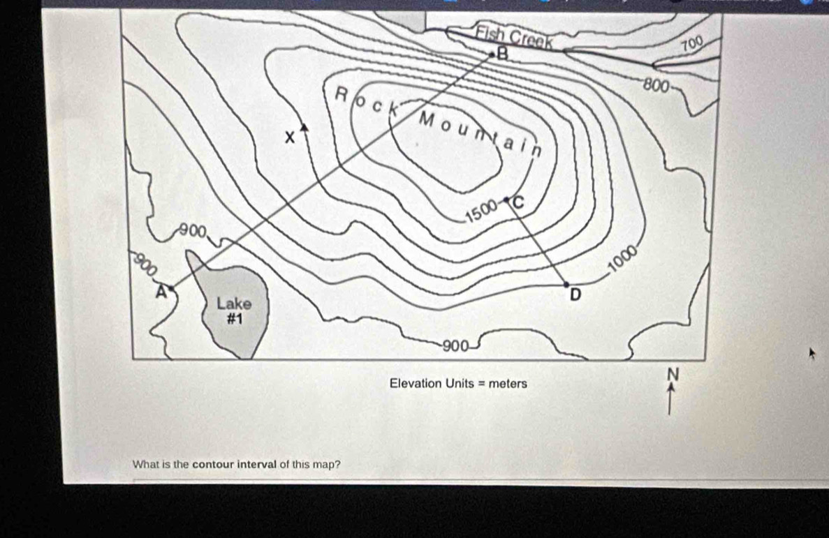 What is the contour interval of this map?