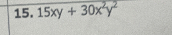 15xy+30x^2y^2