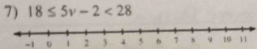 18≤ 5v-2<28</tex>
-1 0 1 2