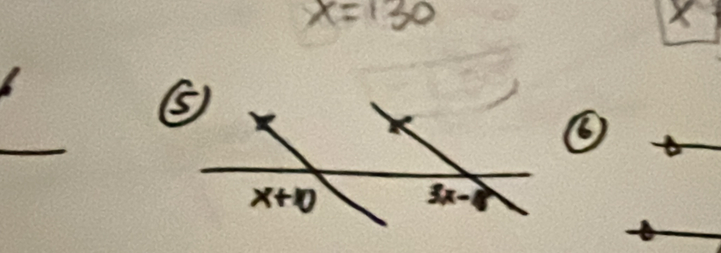 x=130
X
⑤