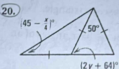 (2y+64)^circ 