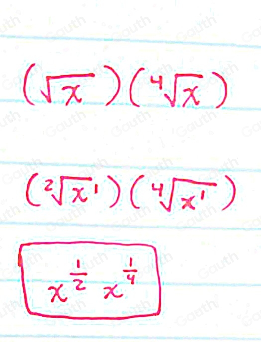 Solved: (01.02 MC) Rewrite in simplest rational exponent form sqrt(x ...