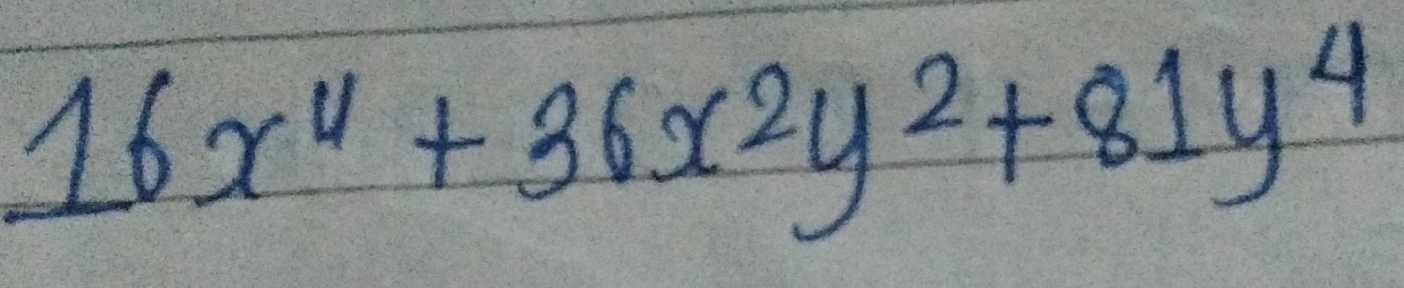 16x^4+36x^2y^2+81y^4