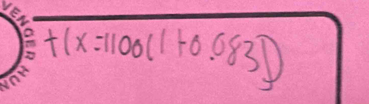 f(x=1100(1+0.083))