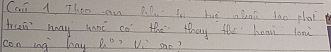 Can 1 Then an D D fr hué inDhai tao phat 
frien' may mot co the thay the heavi toow 
con ing hay ell°? Vi sao?