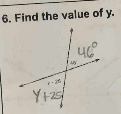 Find the value of y.