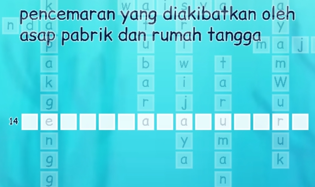 pencemaran yang diakibatkan oleh 
n 
abrik dan rumah tangga
9
n