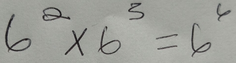 6^2* 6^3=6^6