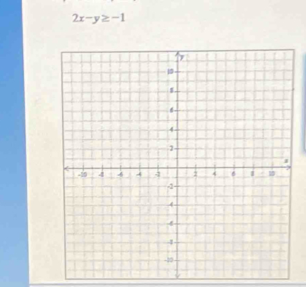 2x-y≥ -1