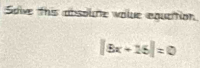 Save this absoure value equattion
||8x+15|=0