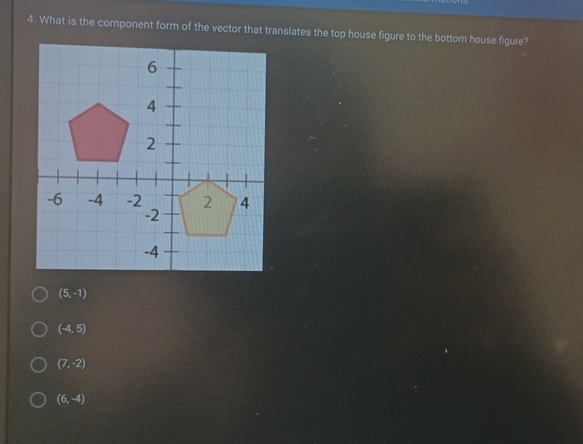 (5,-1)
(-4,5)
(7,-2)
(6,-4)