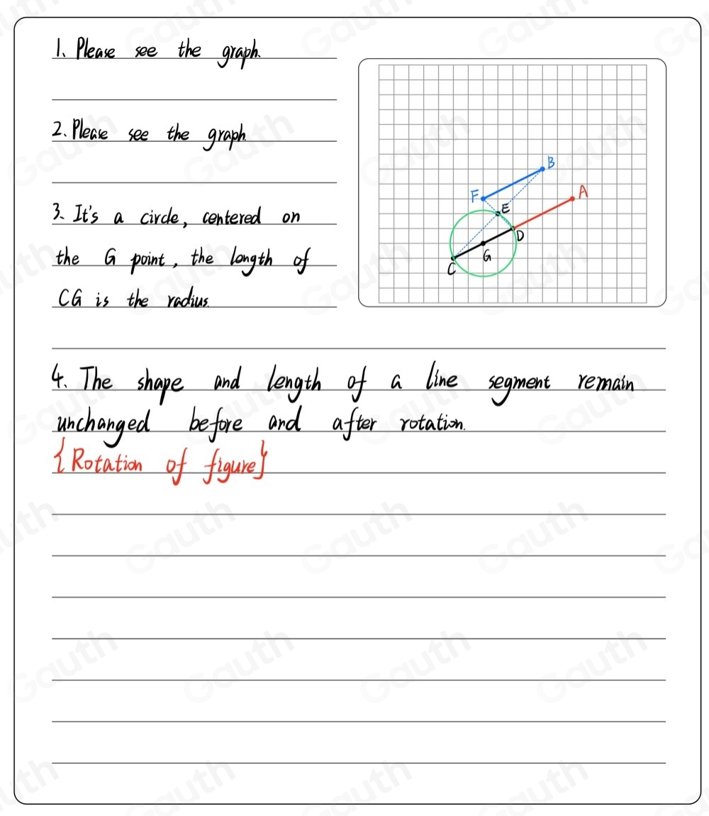 Solved: 8.2: Rotating a Segment 1. Rotate segment CD 180 degrees around ...