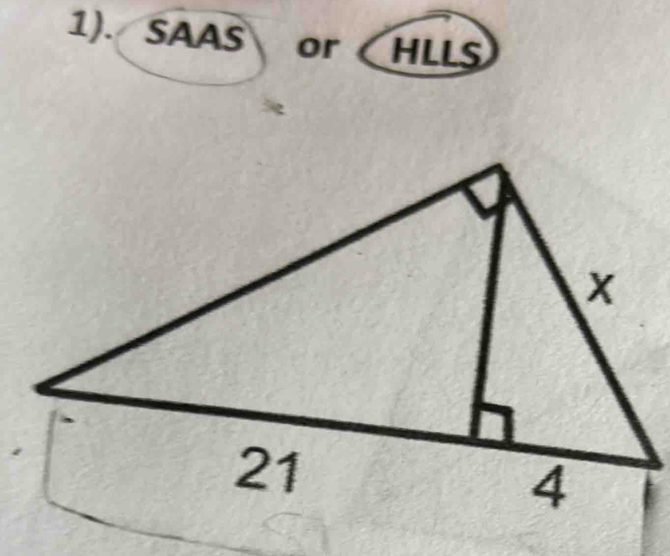 1). SAAS or HLLS