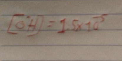 [vector OH]=1.5* 10^(-5)