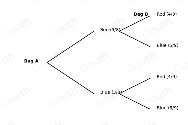 Solved: (Total for Question 28 is 2 marks) 9 Tina has two bags of ...