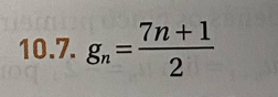 g_n= (7n+1)/2 