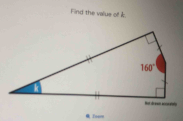 Find the value of k.
0 Zopm