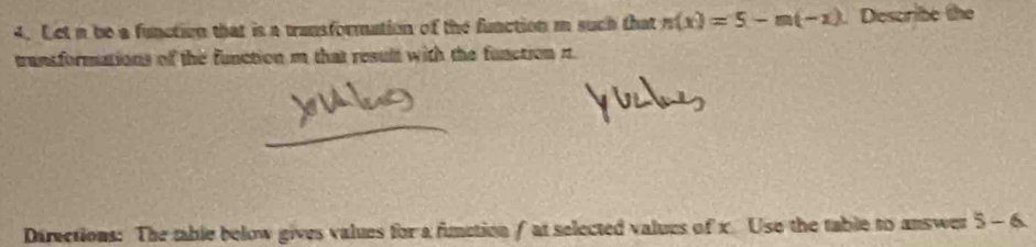 Solved: Let n be a function that is a transformation of the function m ...