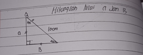 Hikanglan hilai a Jàn B
45
o
locm
a
4s^2
B