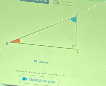 not allowed Calculator 
Zoom 

/h ~ n als in 
Watch video