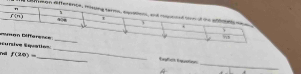 a common
_
é Éspllict Équation
nd f(20)=