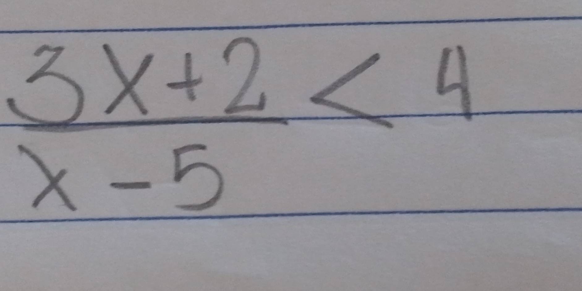  (3x+2)/x-5 <4</tex>