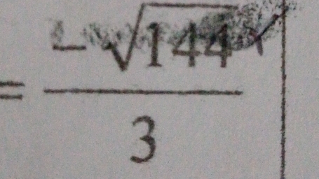 = omega sqrt(144)|/3 