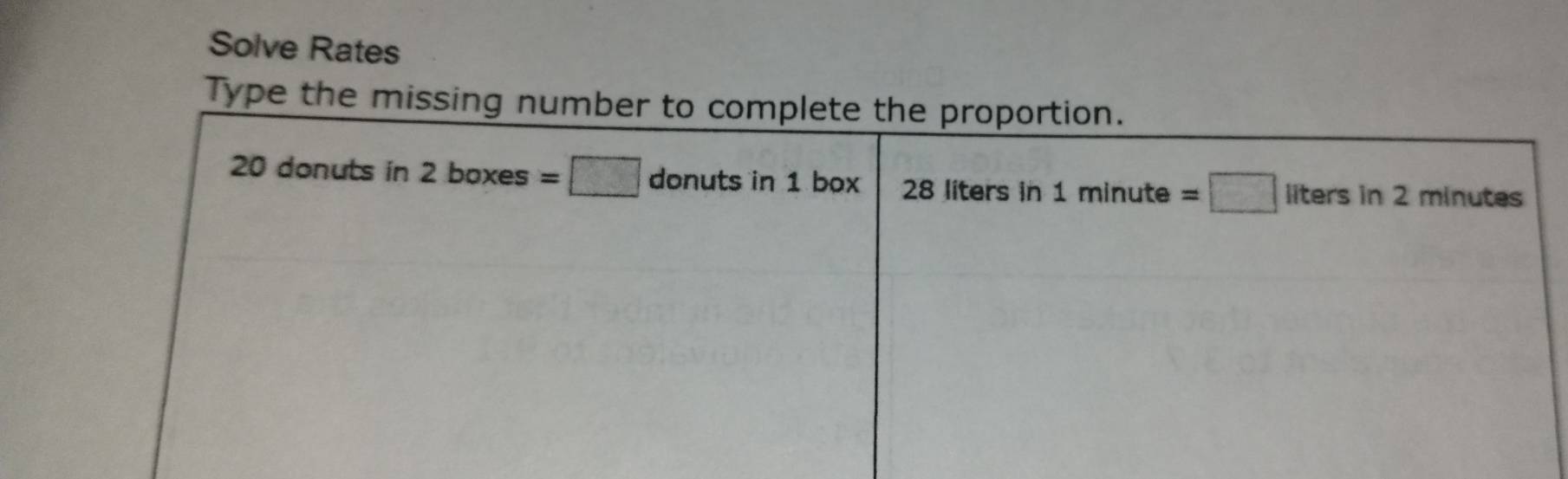 Solve Rates
Type the missing num