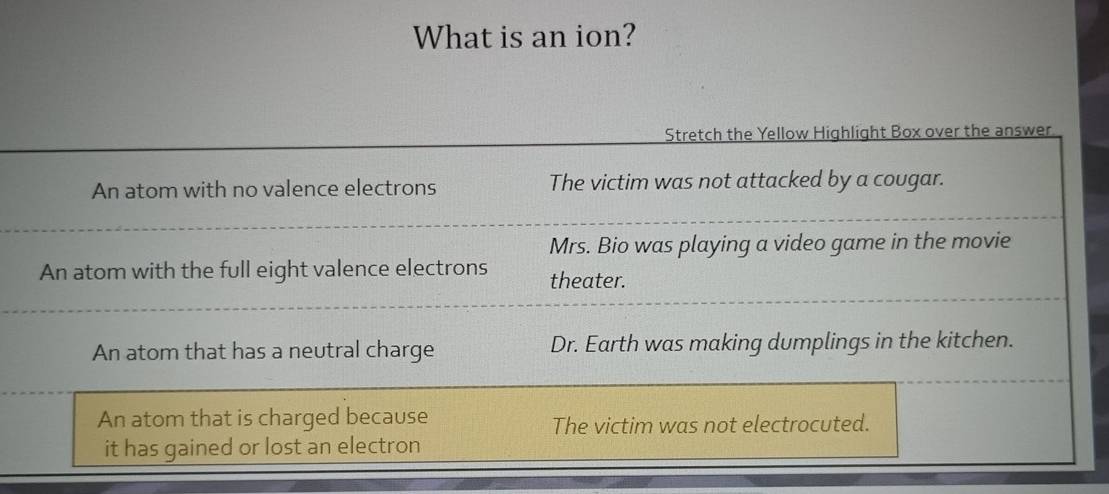 What is an ion?