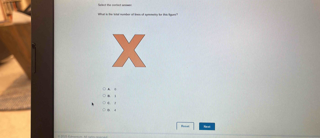 Solved: Select the correct answer What is the total number of lines of ...