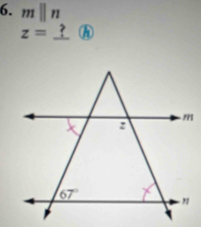 mparallel n
z= _? h