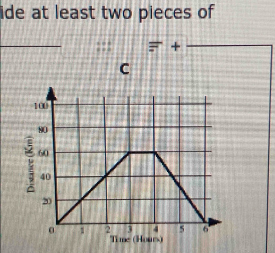 ide at least two pieces of 
equiv + 
C