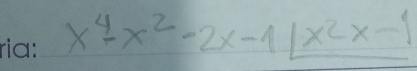 x^4-x^2-2x-11x^2x-1