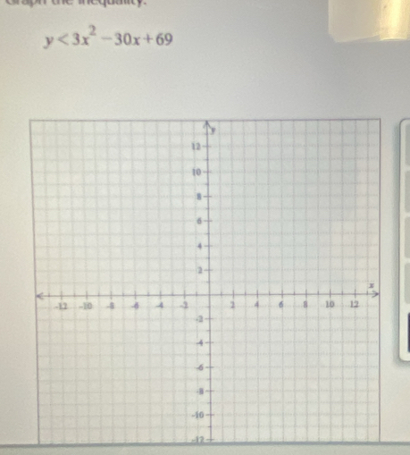 y<3x^2-30x+69
-12