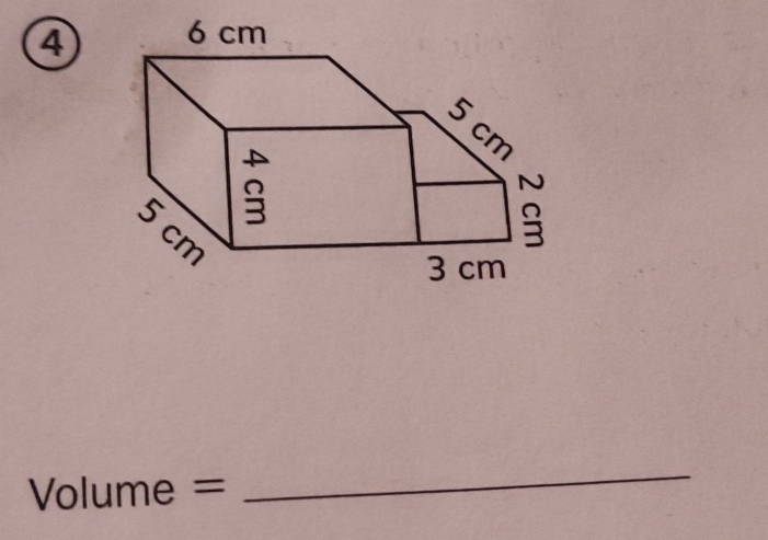 ④
Volume =
_