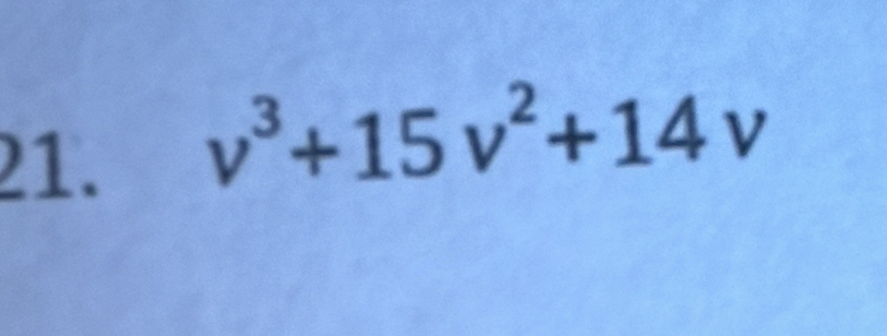 v^3+15v^2+14v