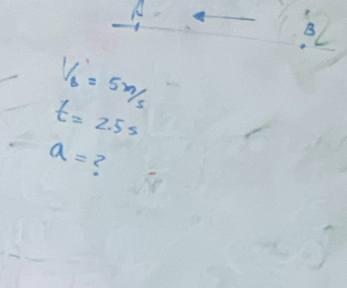 A
BL
V_B'=5m/s
t=2.5s
a=