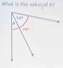 What is the valuejof b?