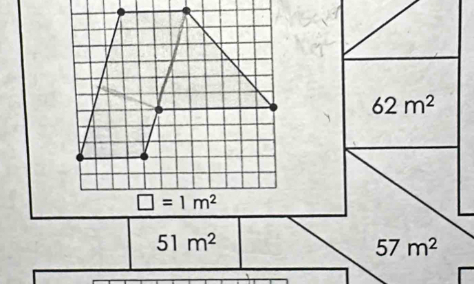 62m^2
51m^2
57m^2