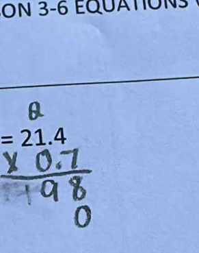 ON 3-6 EQUATION3
=21.4