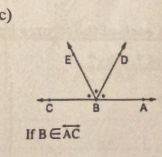 If B∈ vector AC