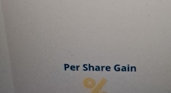 Per Share Gain