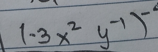 (-3x^2y^(-1))^-4