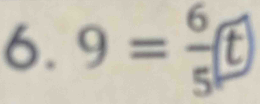 9=frac 65°