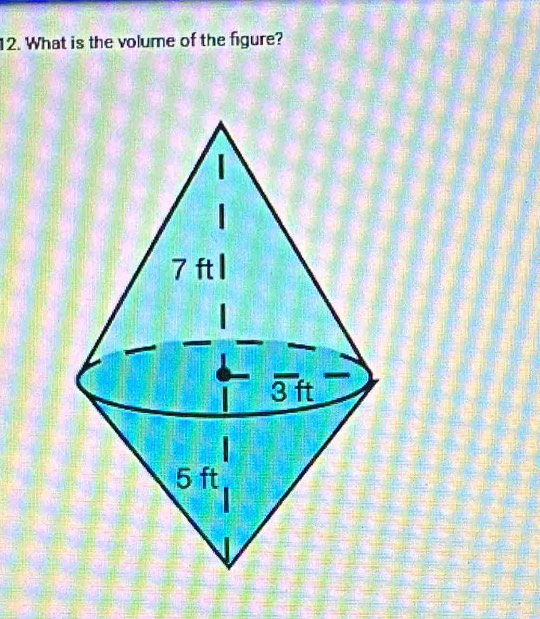 What is the volume of the figure?