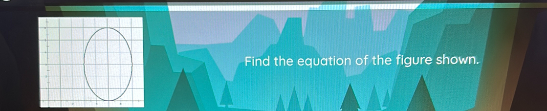 Find the equation of the figure shown.